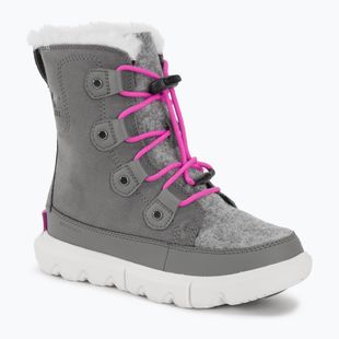Ghete junior Sorel Sorel Explorer Lace quarry/bright lavender