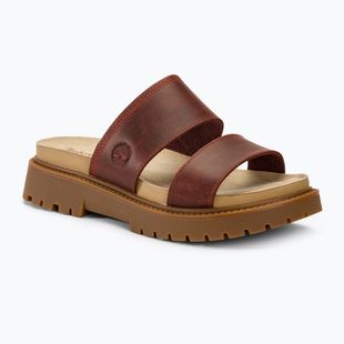 Timberland Clairemont Way femei Clairemont Way flip-flops de culoare roșu închis plin de cereale