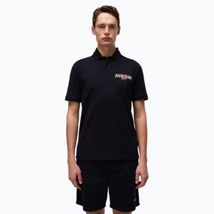 Tricou polo pentru bărbați Napapijri E-Aylmer black 041