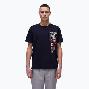 Tricou pentru bărbați Napapijri S-Turin 1 blu marine