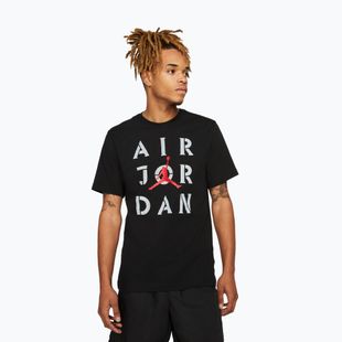 Tricou pentru bărbați Nike Jordan AJ5 Graphic black/white/gum red