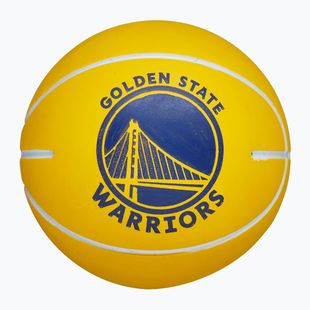 Minge Super Mini Wilson NBA Dribbler Golden State Warriors yellow