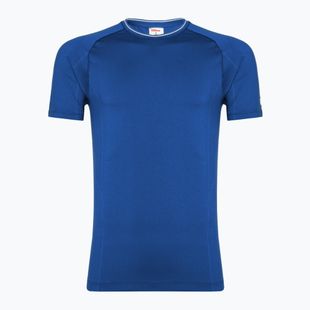 Tricou pentru bărbați Wilson Team Seamless Crew royal blue