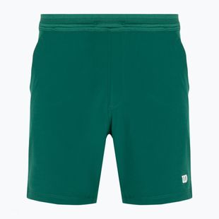 Pantaloni scurți de tenis pentru bărbați Wilson Team 7" courtside green