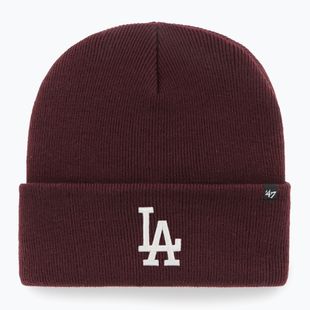 Căciulă de iarnă 47 Brand MLB Los Angeles Dodgers Haymaker dark maroon