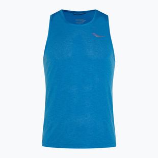 Tank top de alergare pentru bărbați Saucony Stopwatch Singlet cobalt heather