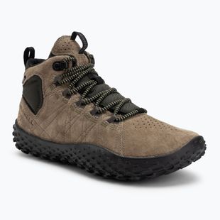Încălțăminte barefoot pentru bărbați Merrell Wrapt Mid WP olive/black