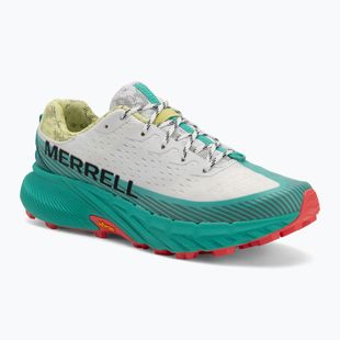 Merrell Agility Peak 5 alb/turcoaz pantofi de alergare pentru bărbați
