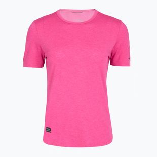 Tricou de alergare pentru femei Saucony Stopwatch SS fuchsia heather