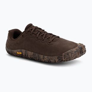 Încălțăminte barefoot pentru bărbați Merrell Vapor Glove 6 Leather coffe