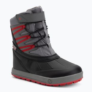 Ghete pentru copii Merrell Snow Bank 5.0 WP black/red