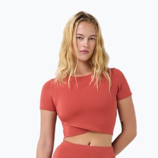 Tricou de yoga pentru femei Sweaty Betty All Day Wrap terrazzo red
