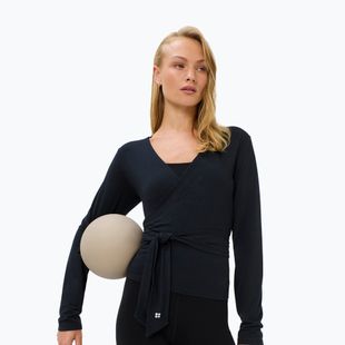 Longsleeve pentru femei Sweaty Betty Soft Flow Studio Wear Your Way black