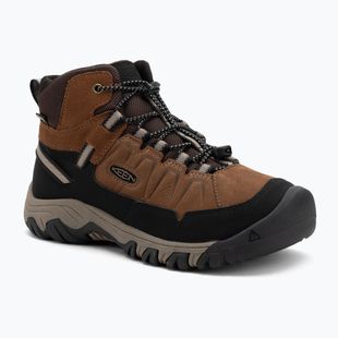 Încălțăminte de trekking pentru copii KEEN Targhee IV Mid Waterproof bison/brindle