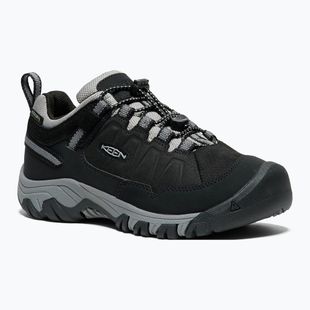Încălțăminte de trekking pentru copii KEEN Targhee IV Low Waterproof black/steel grey
