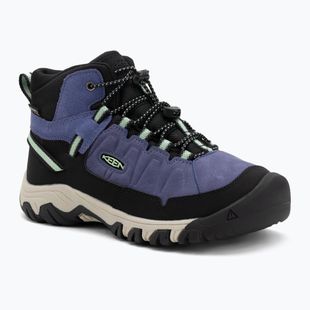 Încălțăminte de trekking pentru copii KEEN Targhee IV Mid Waterproof skipper blue/hemlock