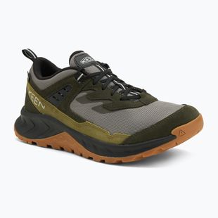 Încălțăminte de trekking pentru bărbați KEEN Hightrail Waterproof Steel grey/forest night