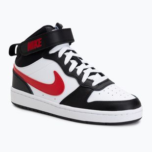 Încălțăminte pentru copii Nike Court Borough Mid 2 white/white/black/university red