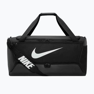 Geantă de antrenament Nike Brasilia 9.5 black/black/white