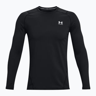 Longsleeve de antrenament pentru bărbați Under Armour CG Armour Fitted Crew black/white