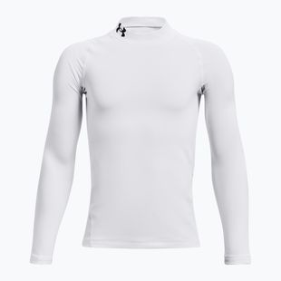 Bluză de antrenament cu mânecă lungă Under Armour Cg Armour Mock white/black