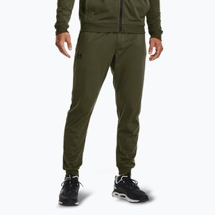 Pantaloni pentru bărbați Under Armour Sportstyle Tricot Jogger marine od green / black