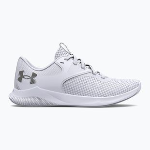 Încălțăminte de antrenament pentru femei Under Armour W Charged Aurora 2 white/white/metallic warm silver