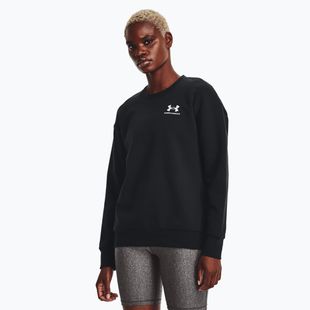 Bluză pentru femei Under Armour Essential Fleece Crew black/white