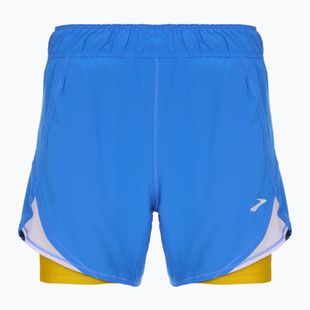Pantaloni scurți de alergare pentru femei Brooks Chaser 5" 2-In-1 bluetiful/golden hour