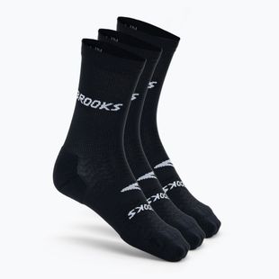 Șosete de alergare Brooks Run-In Crew 3-Pack black