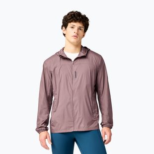 Geacă de alergare pentru bărbați Brooks Canopy Packable Jacket brown