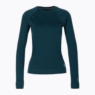 Bluză termică damă Smartwool Merino 250 Baselayer Crew Boxed twilight blue heather