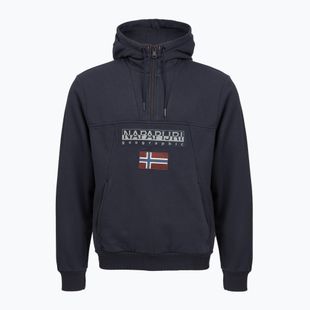 Hanorac pentru bărbați Napapijri Burgee Half Zip Hooded 2.0 blu marine