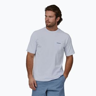 Bărbați Patagonia Boardshort Logo Pocket T-shirt Responsibili alb
