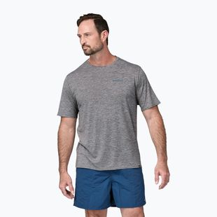 Tricou pentru bărbați Patagonia Cap Cool Daily Graphic Shirt Waters boardshort logo abalone blue/grey