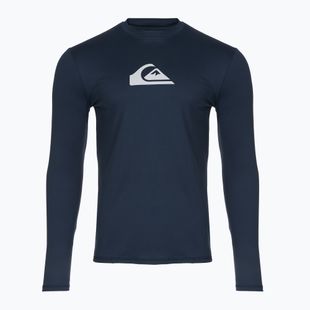 Bluză cu mânecă lungă pentru înot copii Quiksilver Solid Streak navy blazer