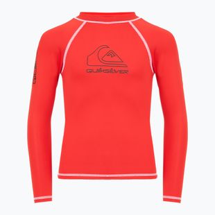 Longsleeve de înot pentru copii Quiksilver On Tour red