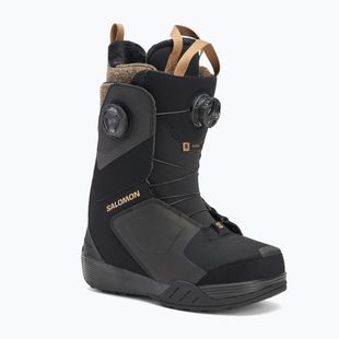 Ghete de snowboard pentru femei Salomon Kiana Dual Boa W black/black/sepia tint
