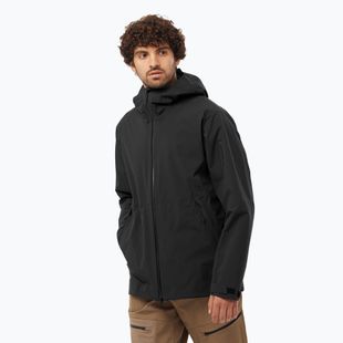Geacă de vânt pentru bărbați Salomon Outerpath 2.5L deep black