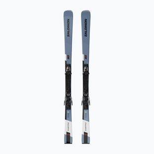 Schiuri de coborâre Salomon S/Max 10 + legături M11 GW copen blue/black/white