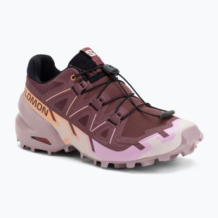 Pantofi de alergare damă Salomon Speedcross 6 catawba grape/papaya/deauville mauve