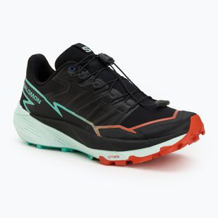 Încălțăminte de alergare pentru femei Salomon Thundercross black/cherry tomato/electric green