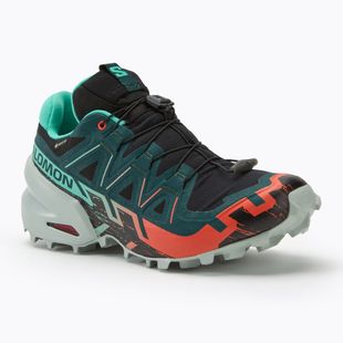 Încălțăminte de alergare pentru femei Salomon Speedcross 6 GTX black/electric green/cherry tomato