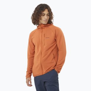 Bluză de trekking pentru bărbați Salomon Sntial Lightwarm Hybrid sierra