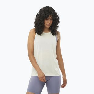 Tank top de alergare pentru femei Salomon SHAKEout Core Tank icicle