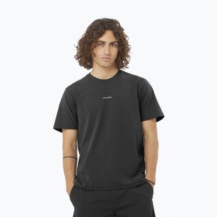 Tricou pentru bărbați  Salomon Trackline deep black