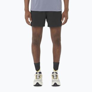 Pantaloni scurți de alergare pentru bărbați Salomon SHAKEout Easy 5" deep black