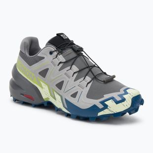 Încălțăminte de alergare pentru bărbați Salomon Speedcross 6 castlerock/lime cream/poseidon