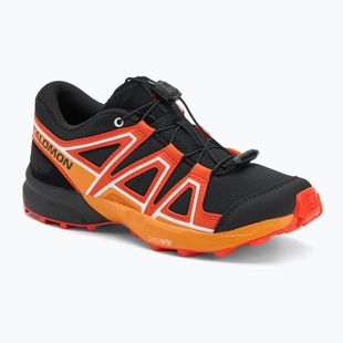 Încălțăminte de trekking pentru copii  Salomon Speedcross black/cherry tomato/turmeric