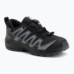 Încălțăminte de trekking pentru copii  Salomon XA Pro 3D V8 Waterproof black/turbulence/quarry